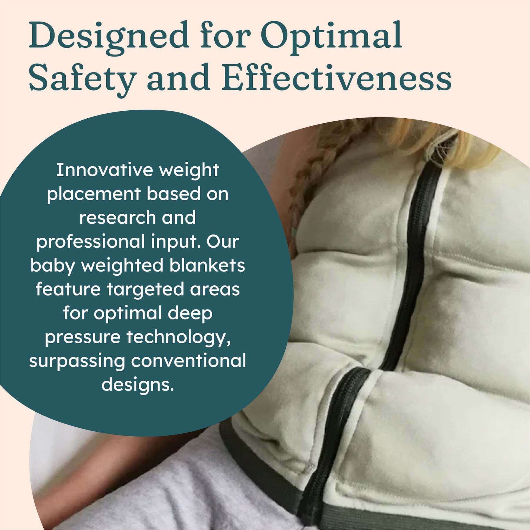 BabyDeepSleep Junior - Weighted Sleeping Bag 8-12kg