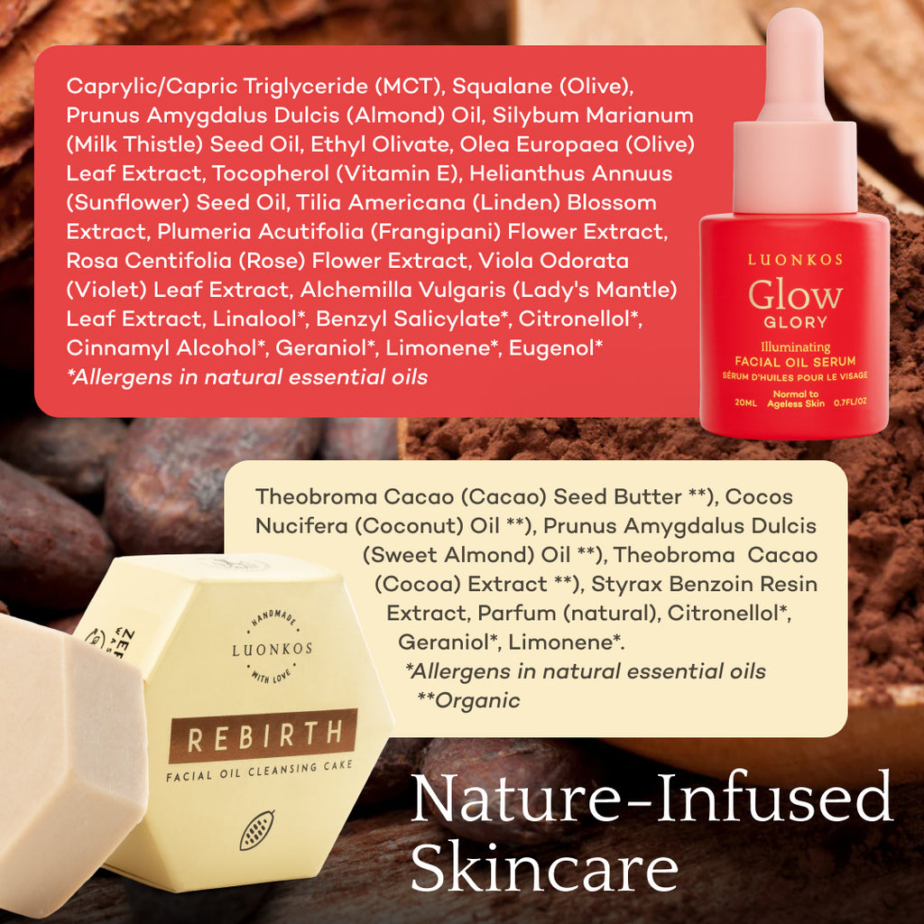Luonkos Glow skincare set
