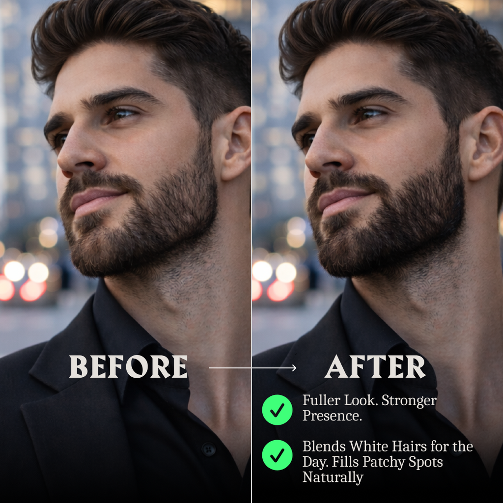 Beard Filler Pen - Dual Tip (2-pack) - Jet Black