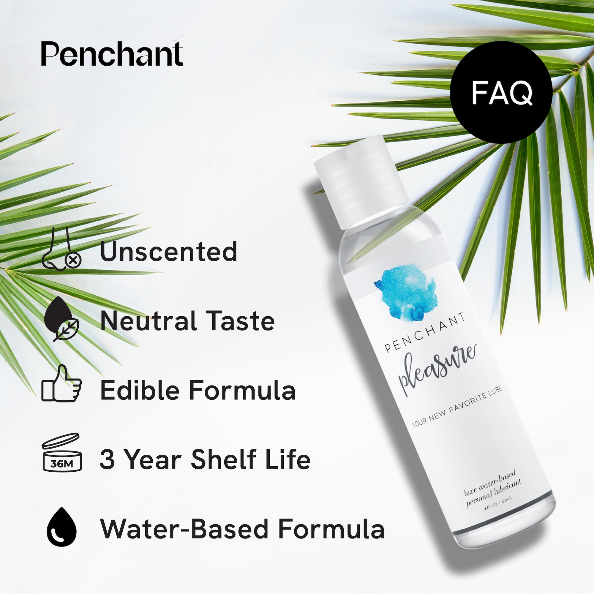 Penchant Intimate Lubricant - Water Based 8oz - 240ml