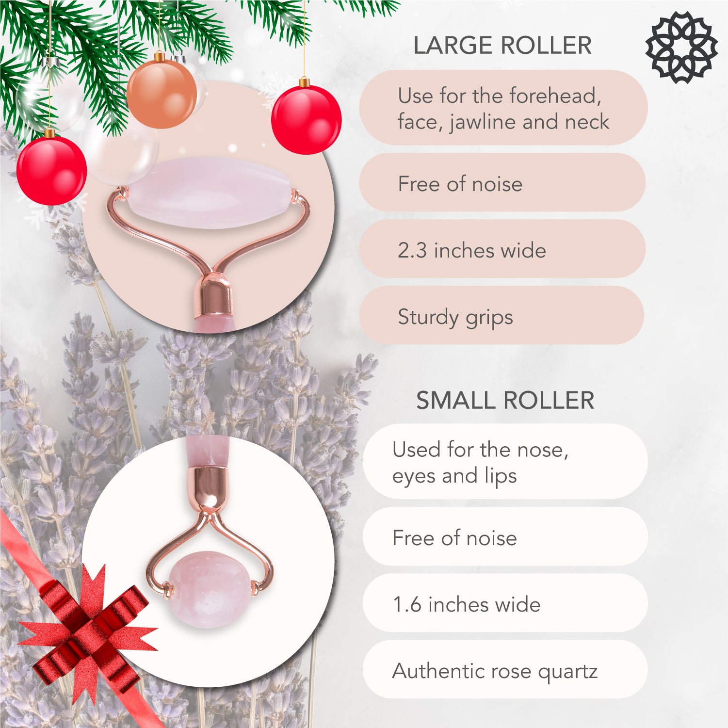 HanaEmi Rose Quartz Roller (EU only)
