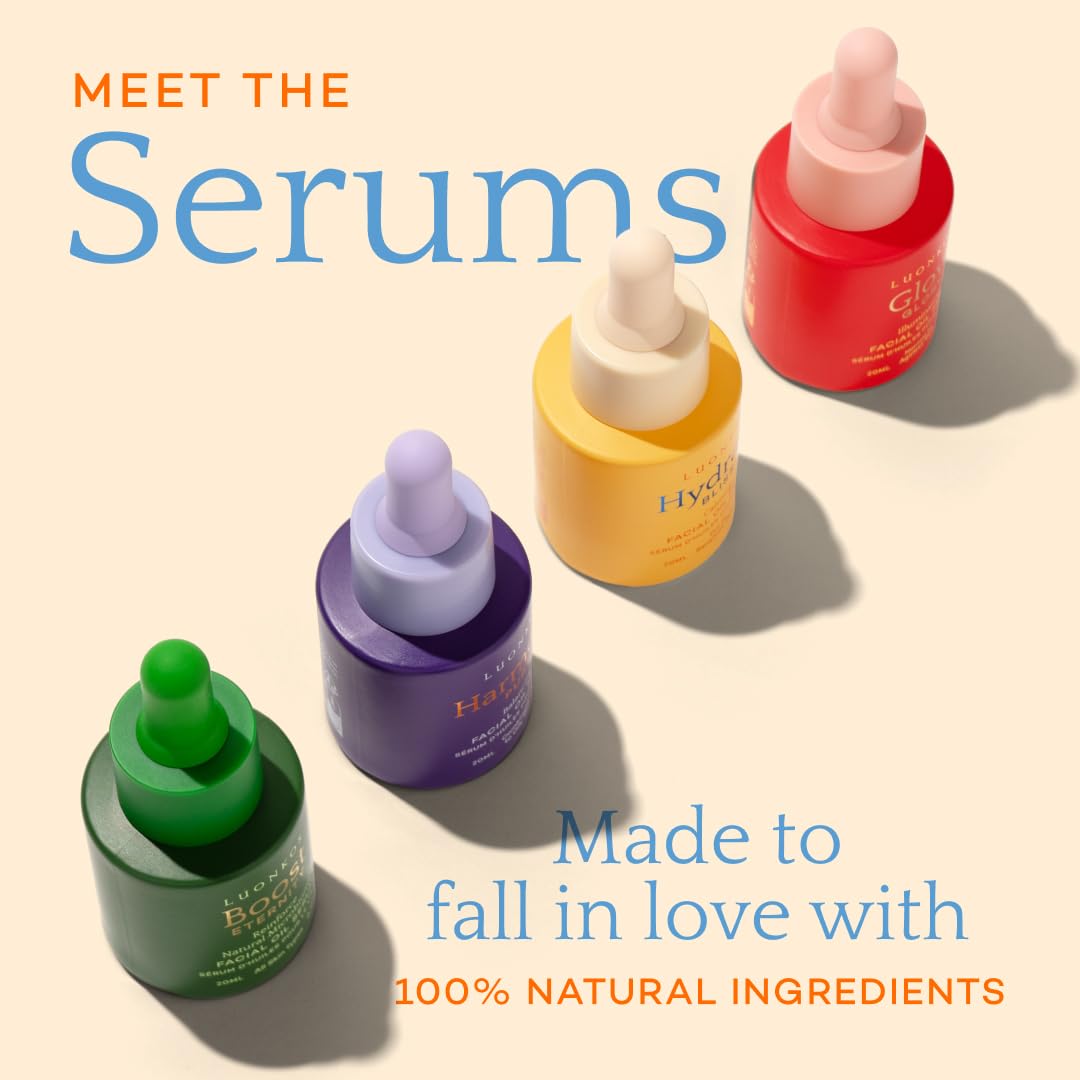 Gesichtsöl-Serum für trockene Haut – Natürliches Gesichtsöl 20 ml Luonkos Bliss