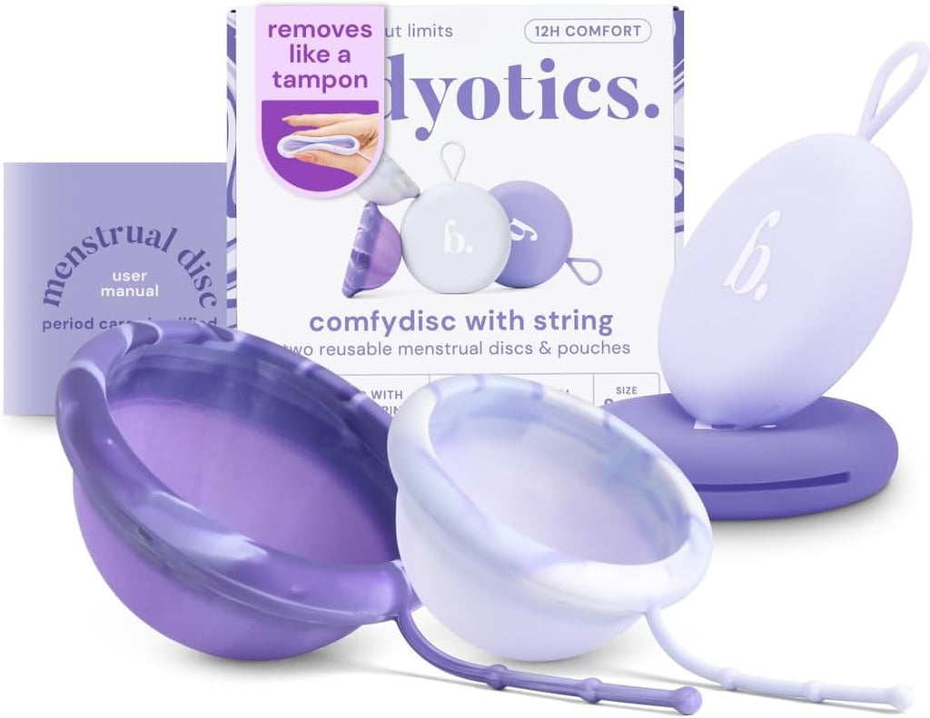 Bodyotics Comfydisc Reusable Menstrual Disc | 2pc S & L | 12hr Protection
