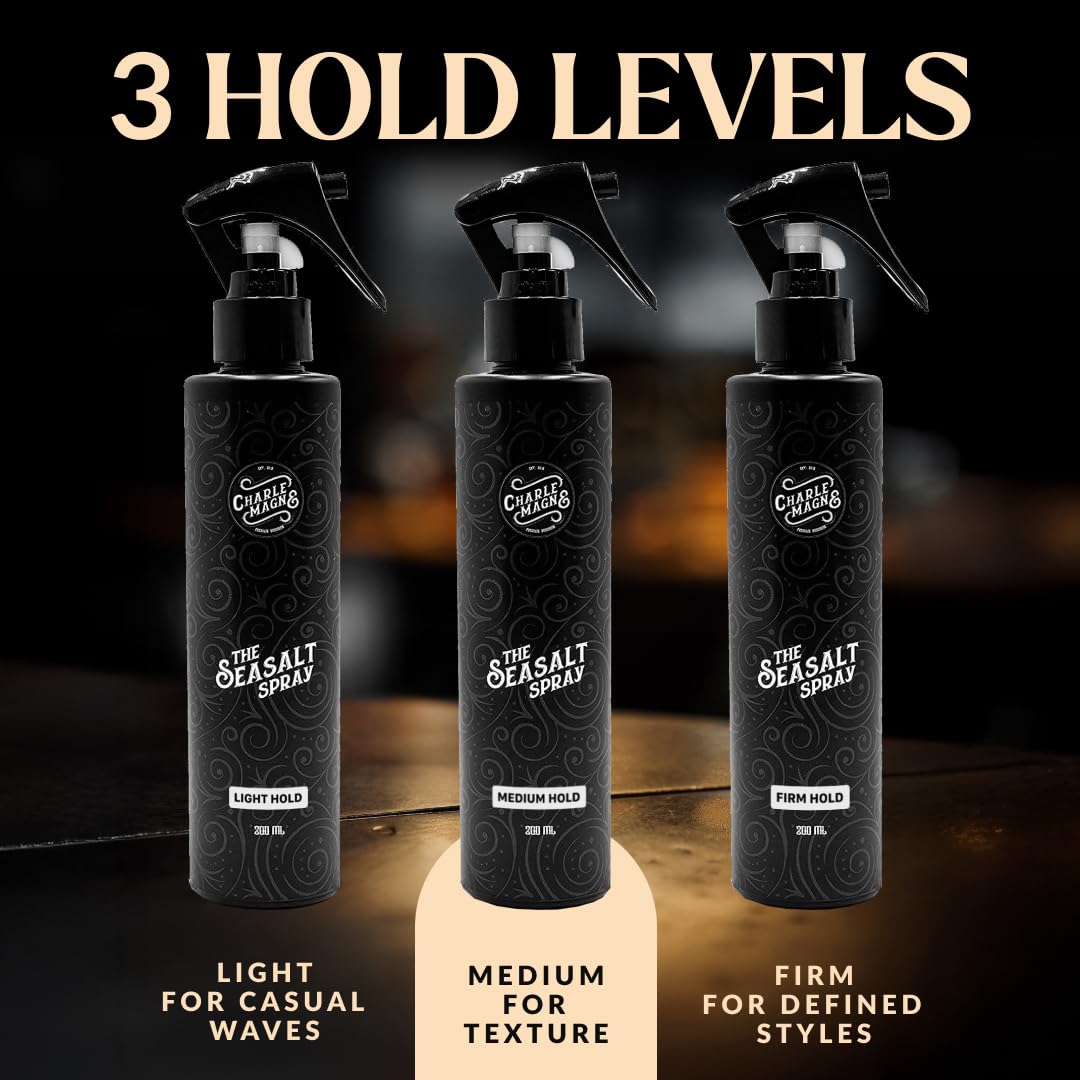 Charlemagne Havssaltspray för hår - Medium - 2-pack