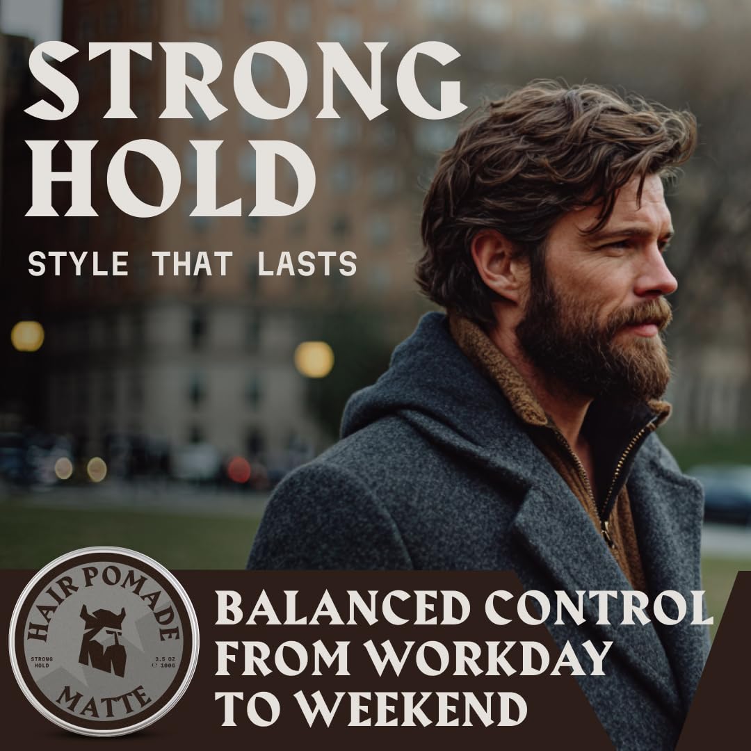 Haarpomade – Matte Finish - Linnengeur - Sterk