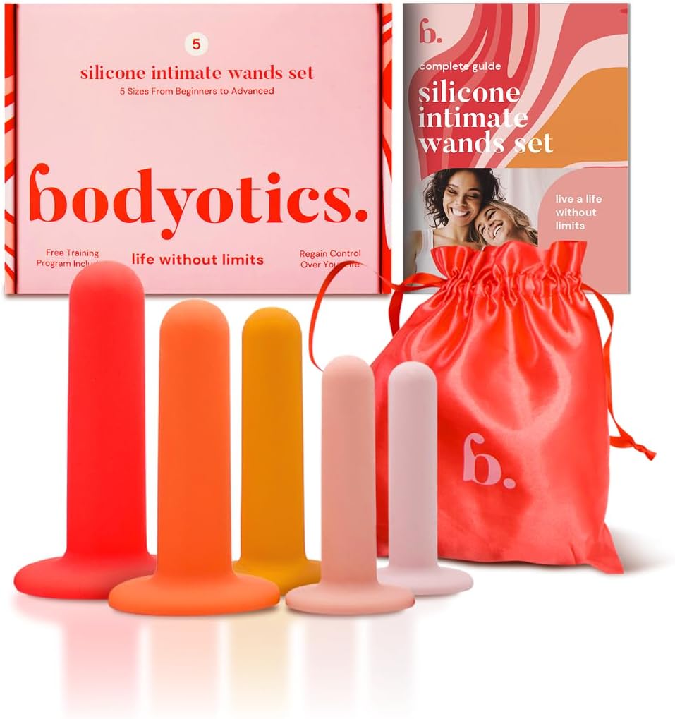 Vaginal Dilators Set | 5 Graduated Sizes | BPA-Free Medical Silicone