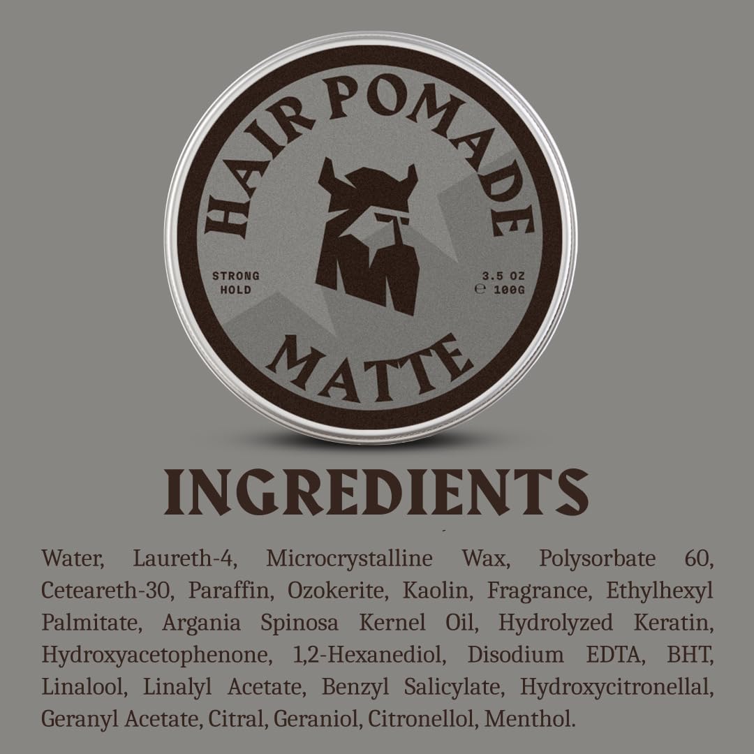 Haarpomade – Matte Finish - Linnengeur - Sterk