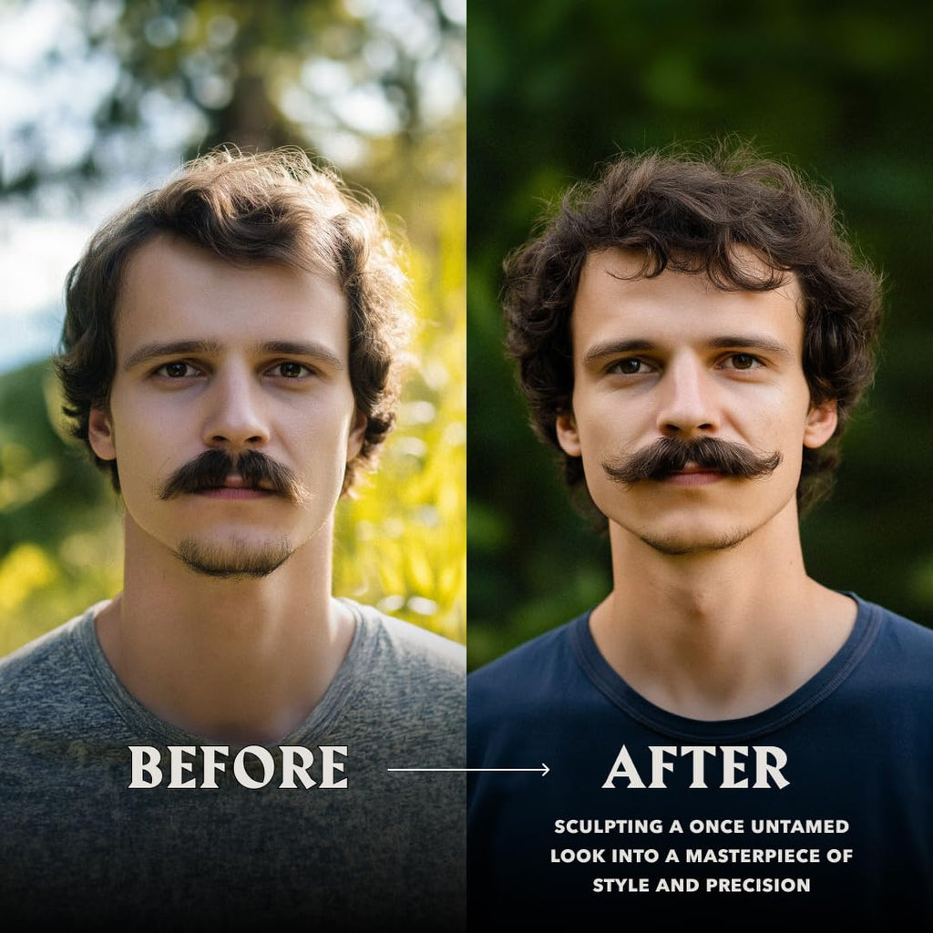 Mustache Wax and Comb Sandalwood