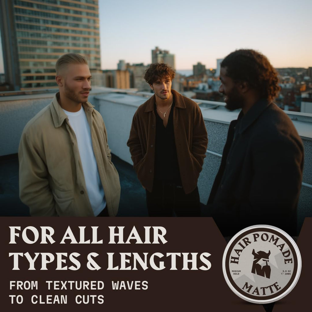 Pomade Capillaire – Fini Mat – Parfum Lin – Tenue Moyenne