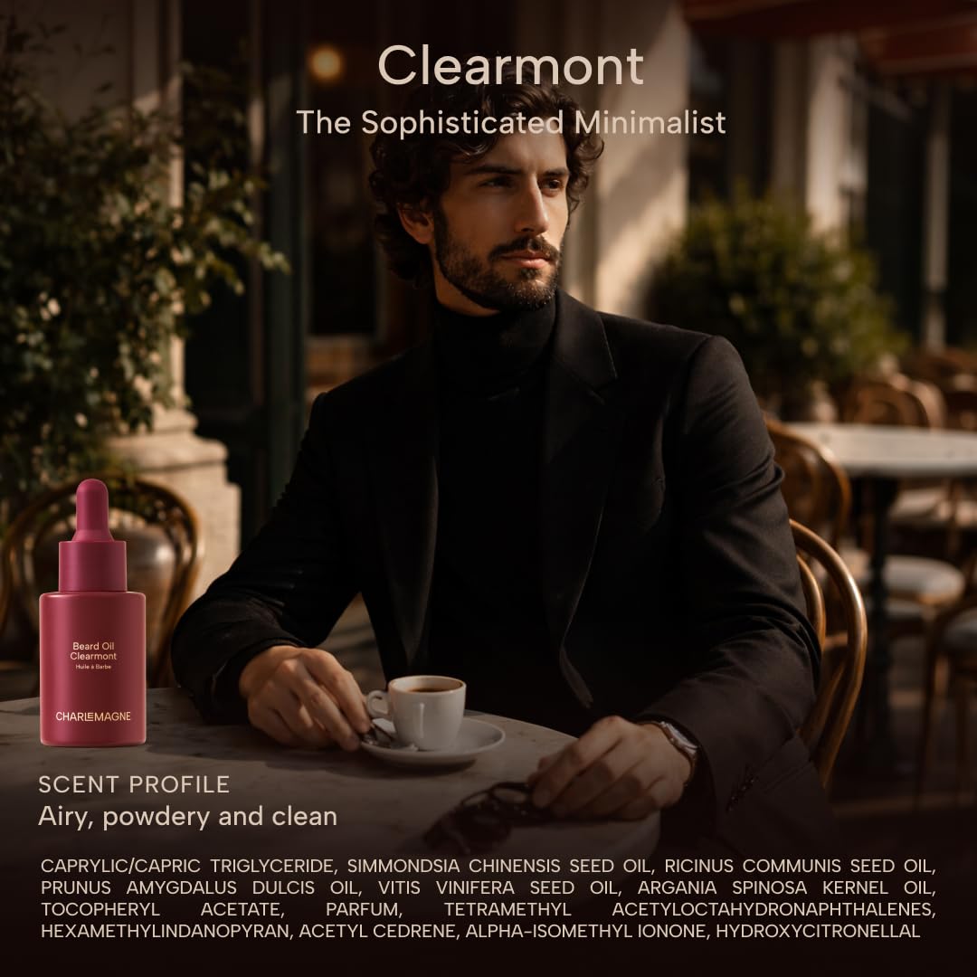 Charlemagne Beard Oil Clearmont – dropper