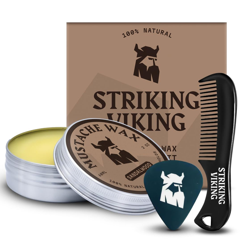 Mustache Wax and Comb Sandalwood