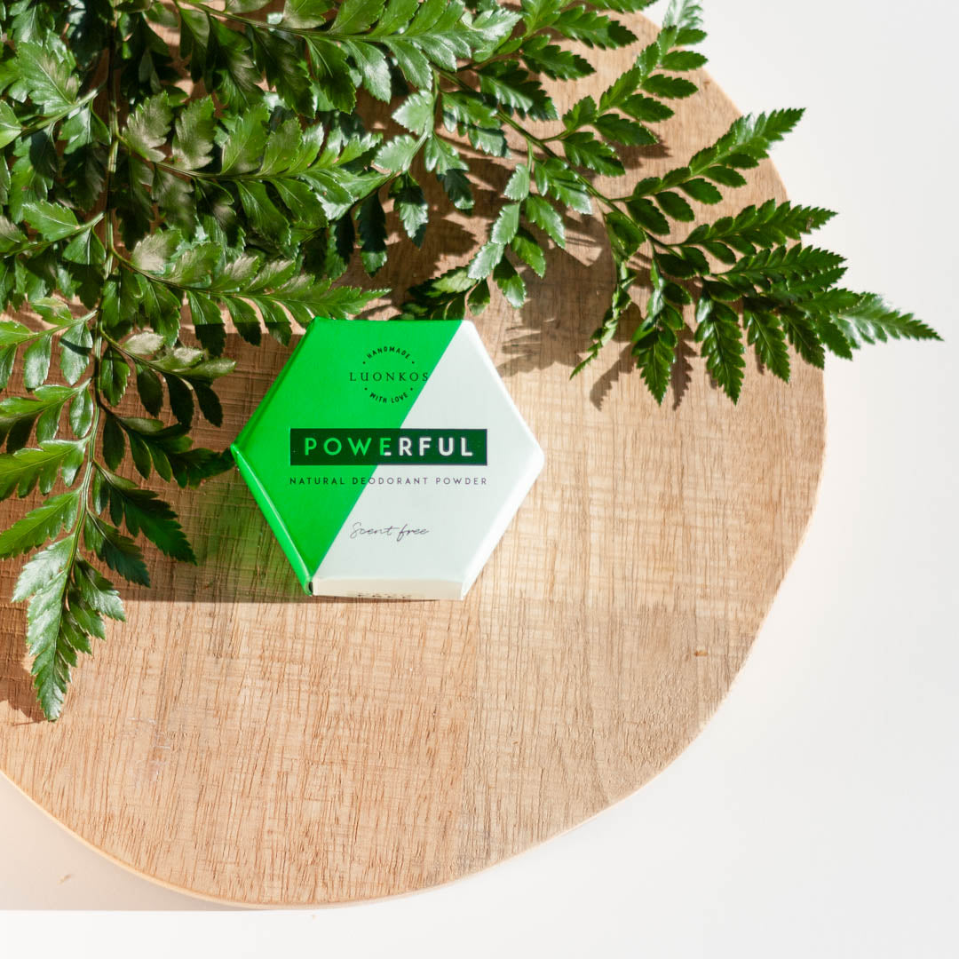 Luonkos Powerful powder deodorant, no added scents