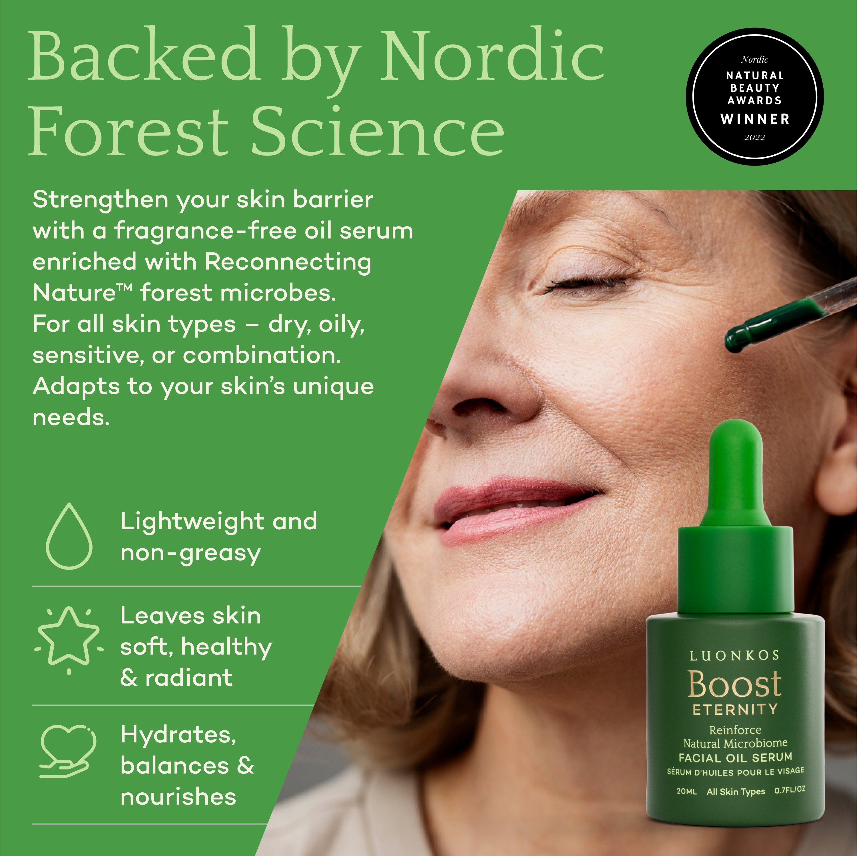Luonkos Eternity Facial Oil Serum 20ml