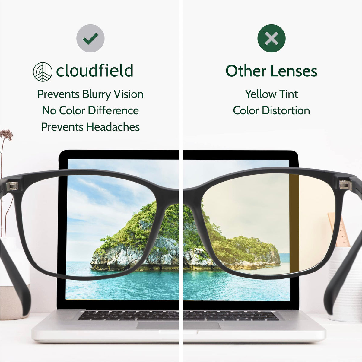Cloudfield Blauwlichtfilter Bril - Transparant