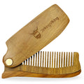 Folding Wooden Comb for Men