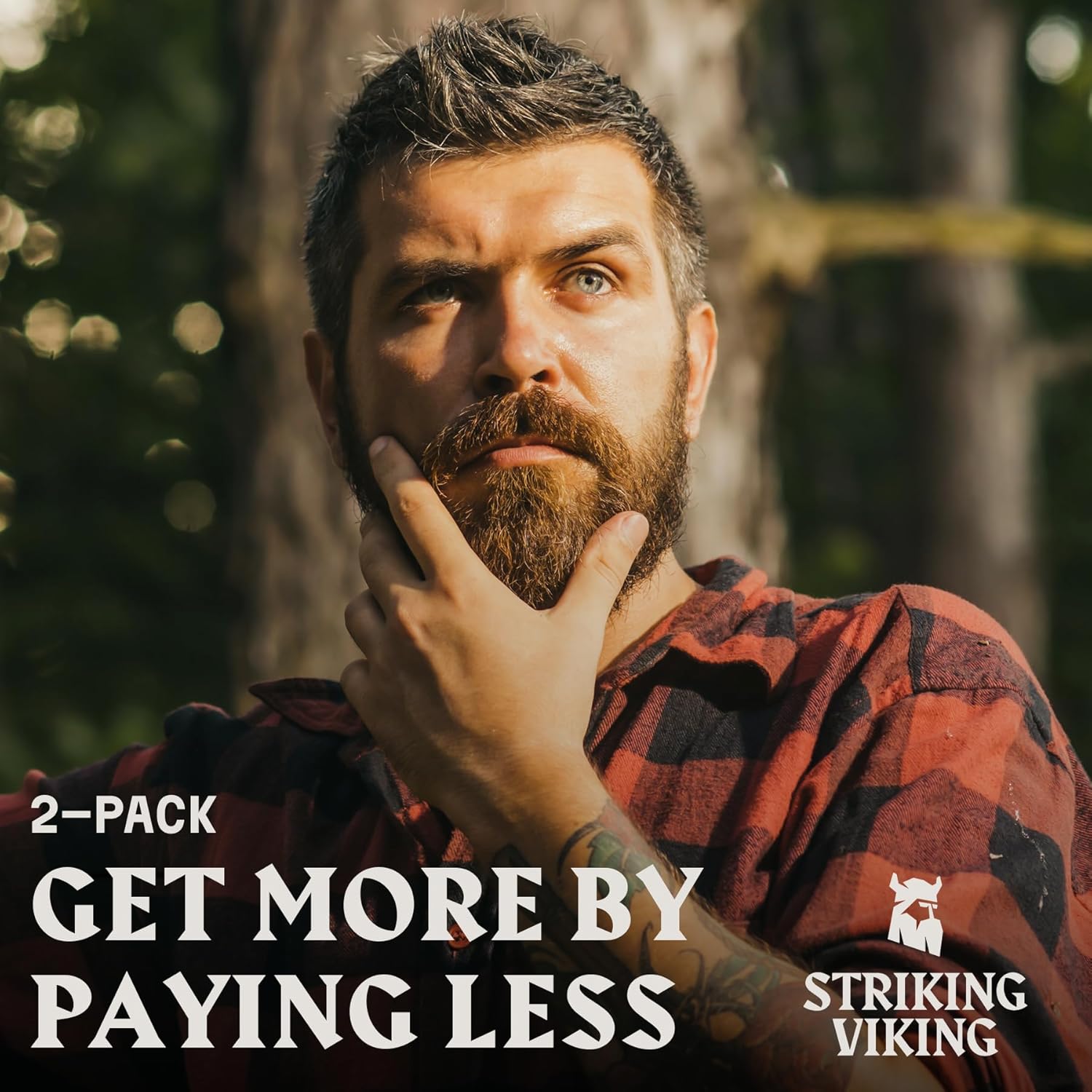 Ulei pentru barbă - Lemn de santal - Pachet de 2