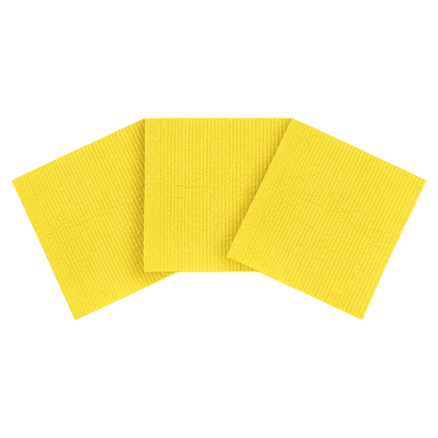 Happy Sinks Swedish Dishcloth Set - Citrus Yellow - 3pcs