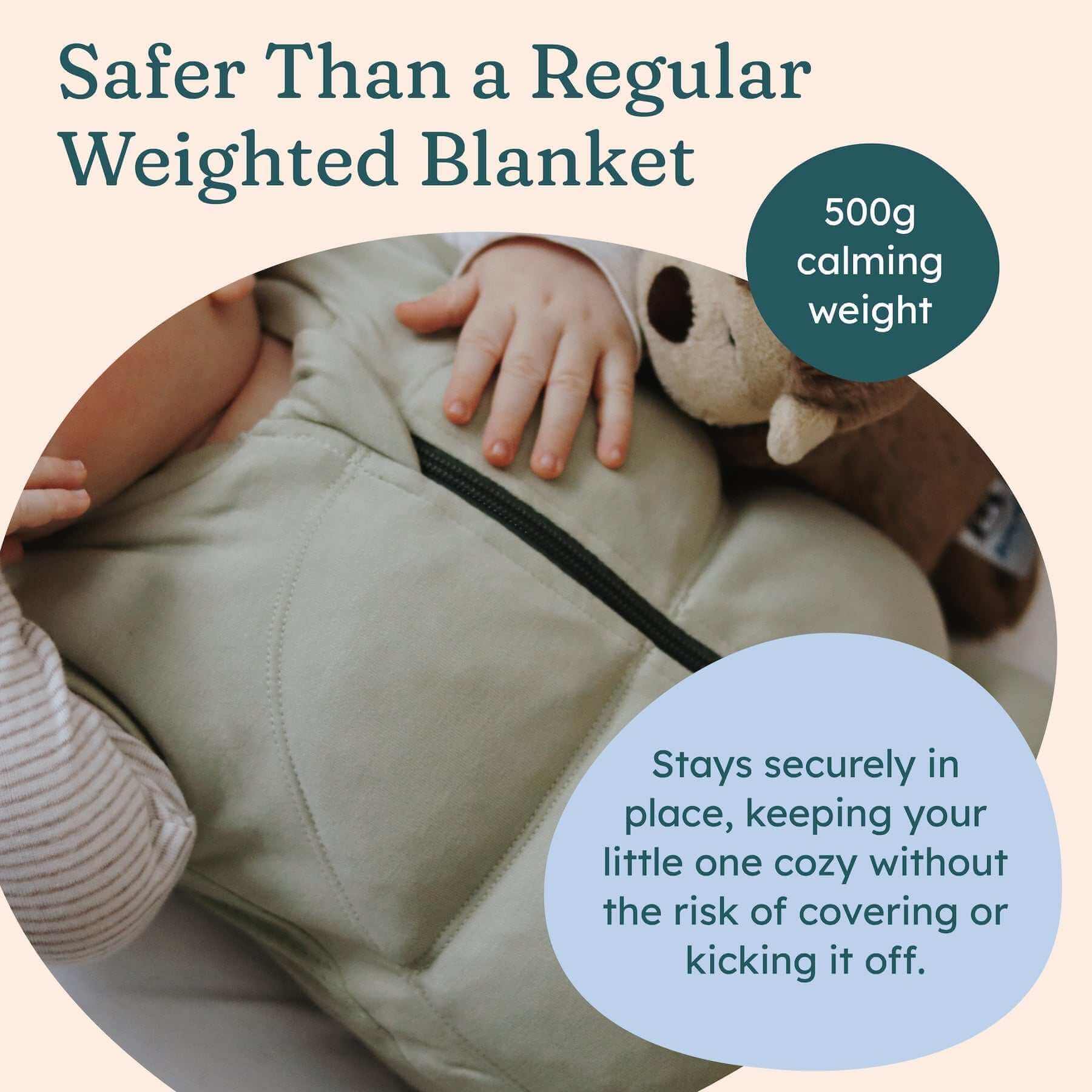 BabyDeepSleep Mini - Weighted Sleeping Bag 5–9 kg