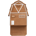 3-Chamber Brown Cedar Bat House – Holds 150 Bats | Big Bat Barn | Natural Mosquito Control