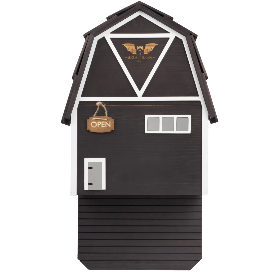 3-Chamber Black Cedar Bat House – Holds 150 Bats | Big Bat Barn | Natural Mosquito Control
