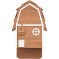 2-Chamber Brown Cedar Bat House – Holds 50+ Bats | Bat Barn Junior | Natural Mosquito Control