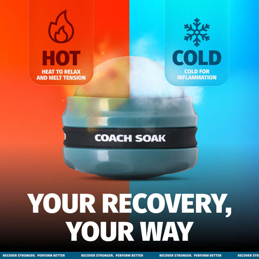 Coach Soak Ice Recovery Pro Kit - Cryobal + 2 x Magnesiumcrème Sachets (Eucalyptus, Lavendel) - 3 stuks