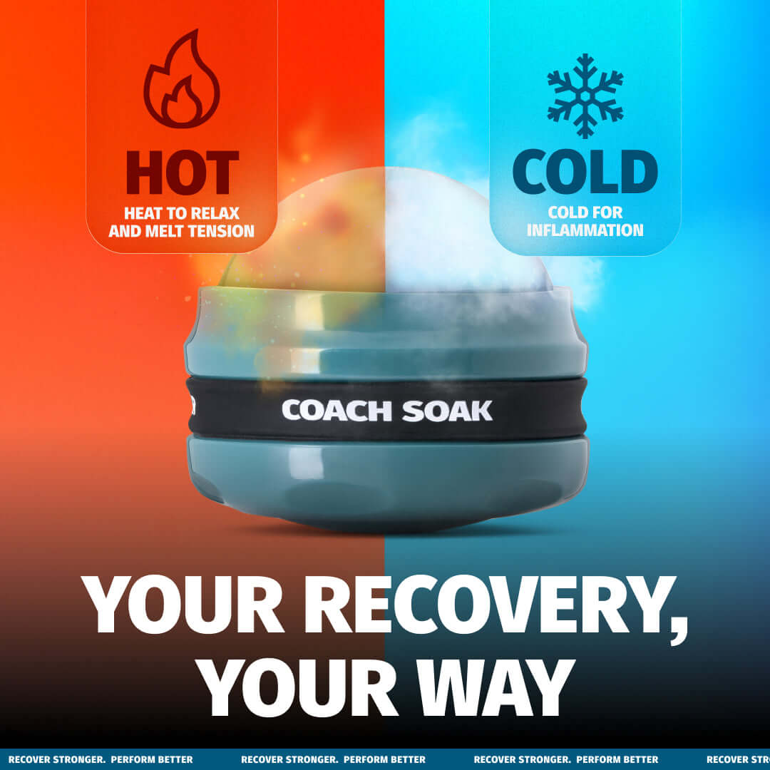 Coach Soak Ice Recovery Pro Kit - Cryobal + 2 x Magnesiumcrème Sachets (Eucalyptus, Lavendel) - 3 stuks