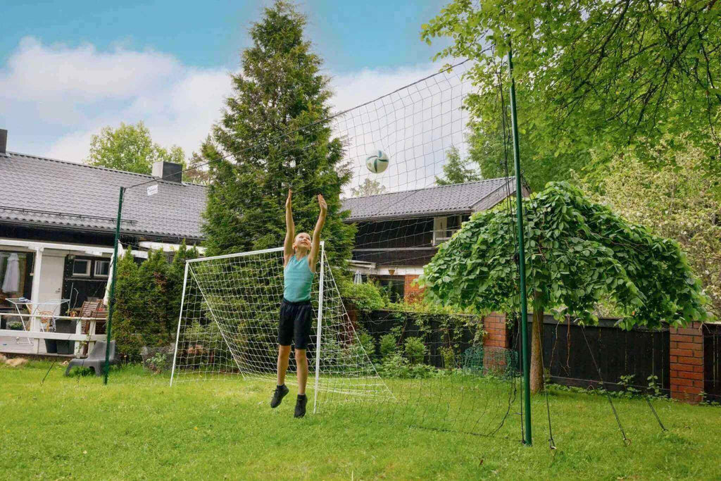 Soccer Goal with Rebounder & Backstop Net Trainer – Open Goaaal Standard