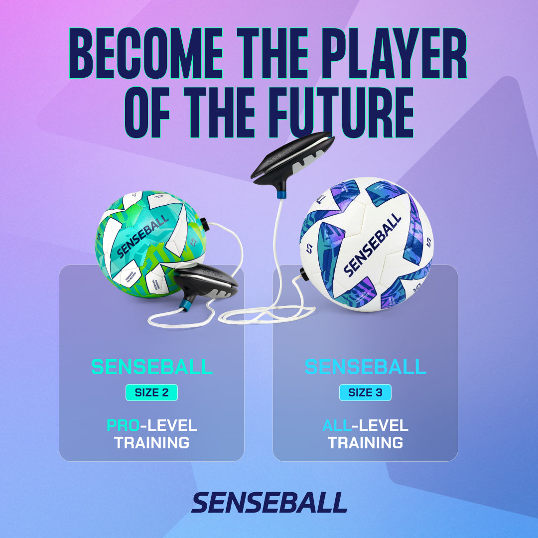 Soccer Kick Trainer All-Level - Size 3 Ball (Blue) - SenseBall