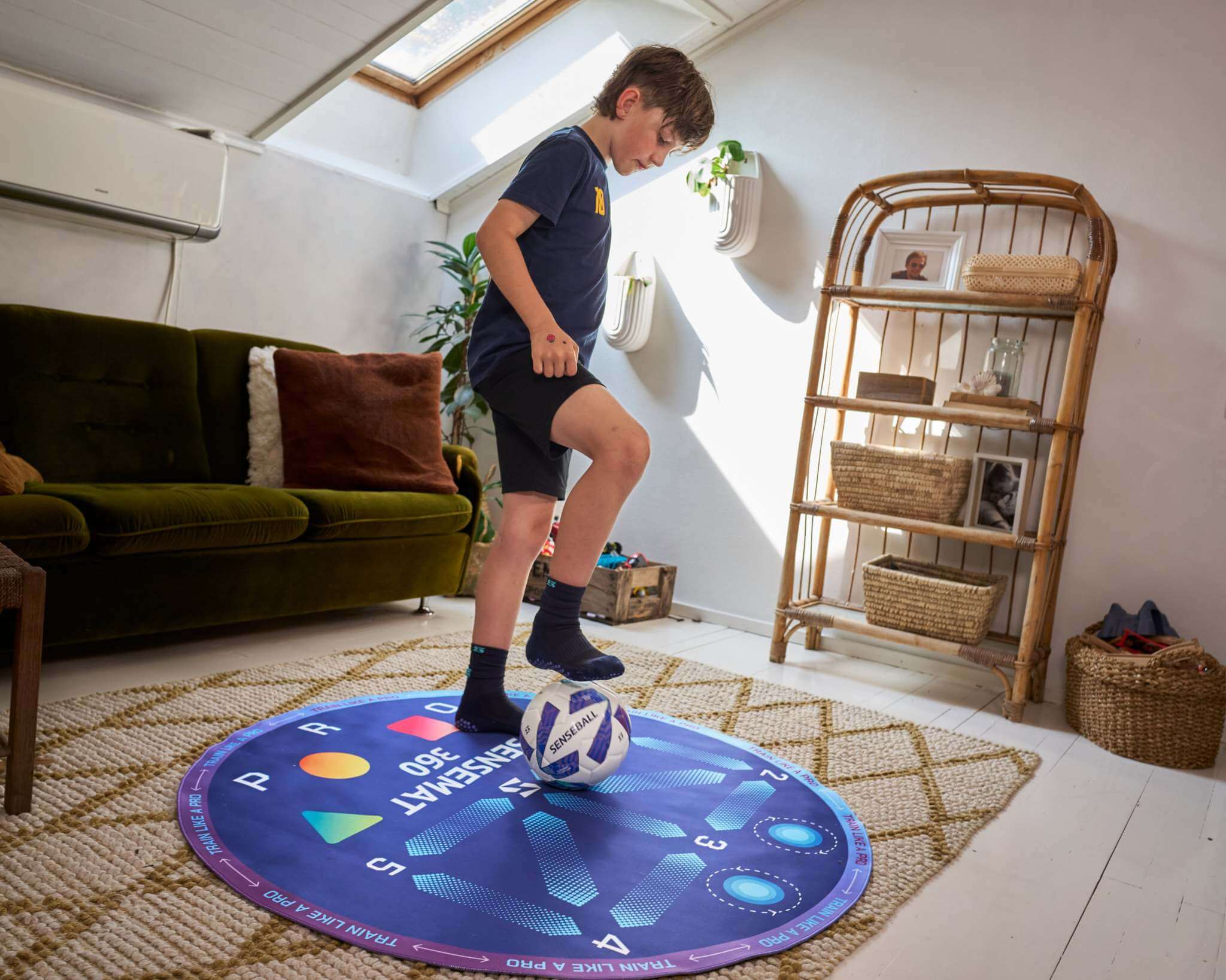 Pro-Level Cognitive + Footwork Soccer Training Mat