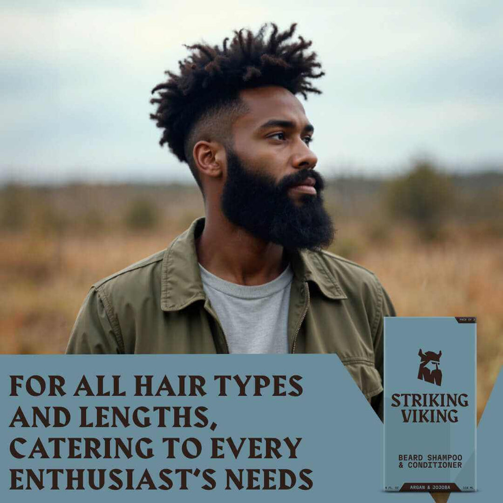 Șampon și balsam pentru barbă cu colonie - Ulei de argan și jojoba
