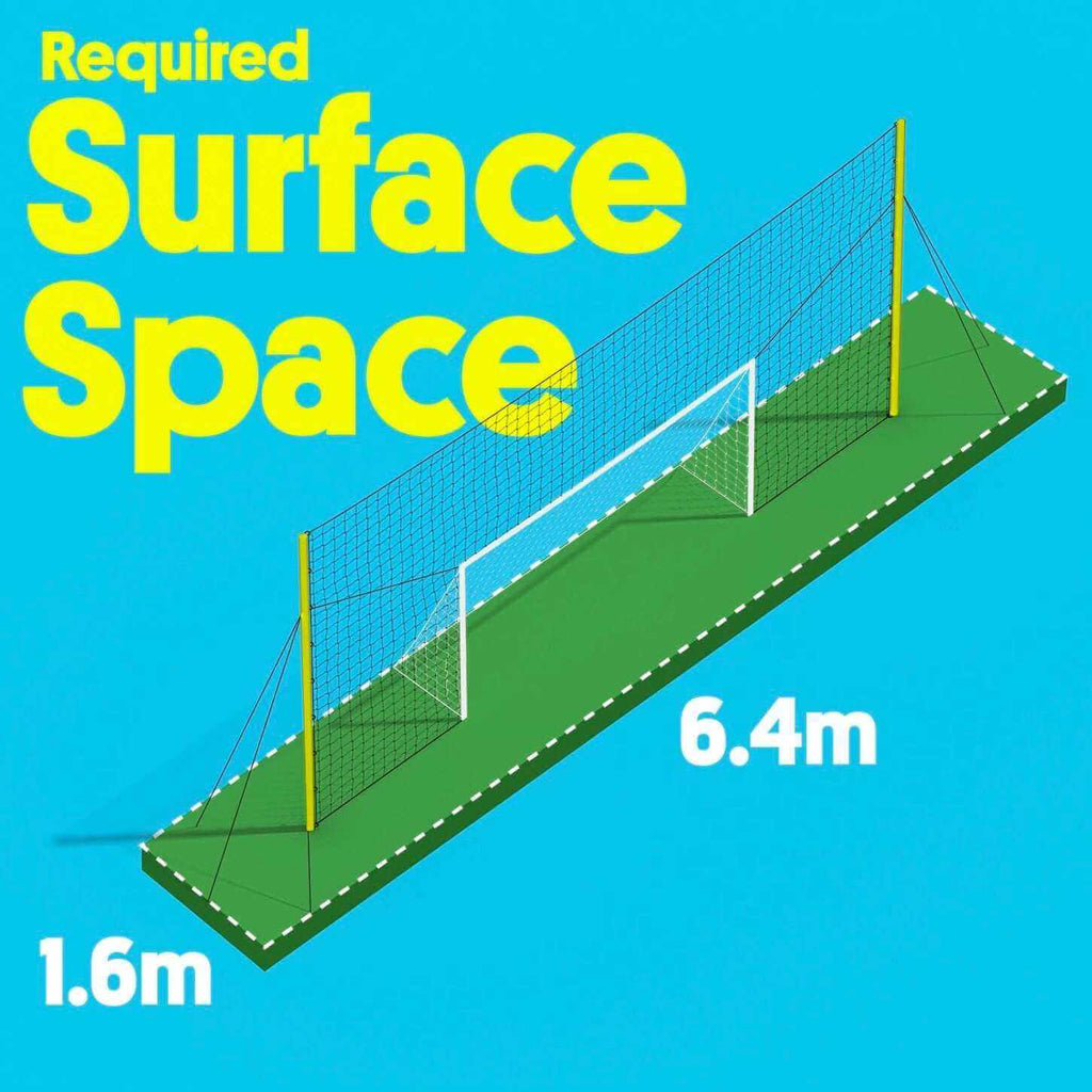 Soccer Goal with Rebounder & Backstop Net Trainer – Open Goaaal Junior
