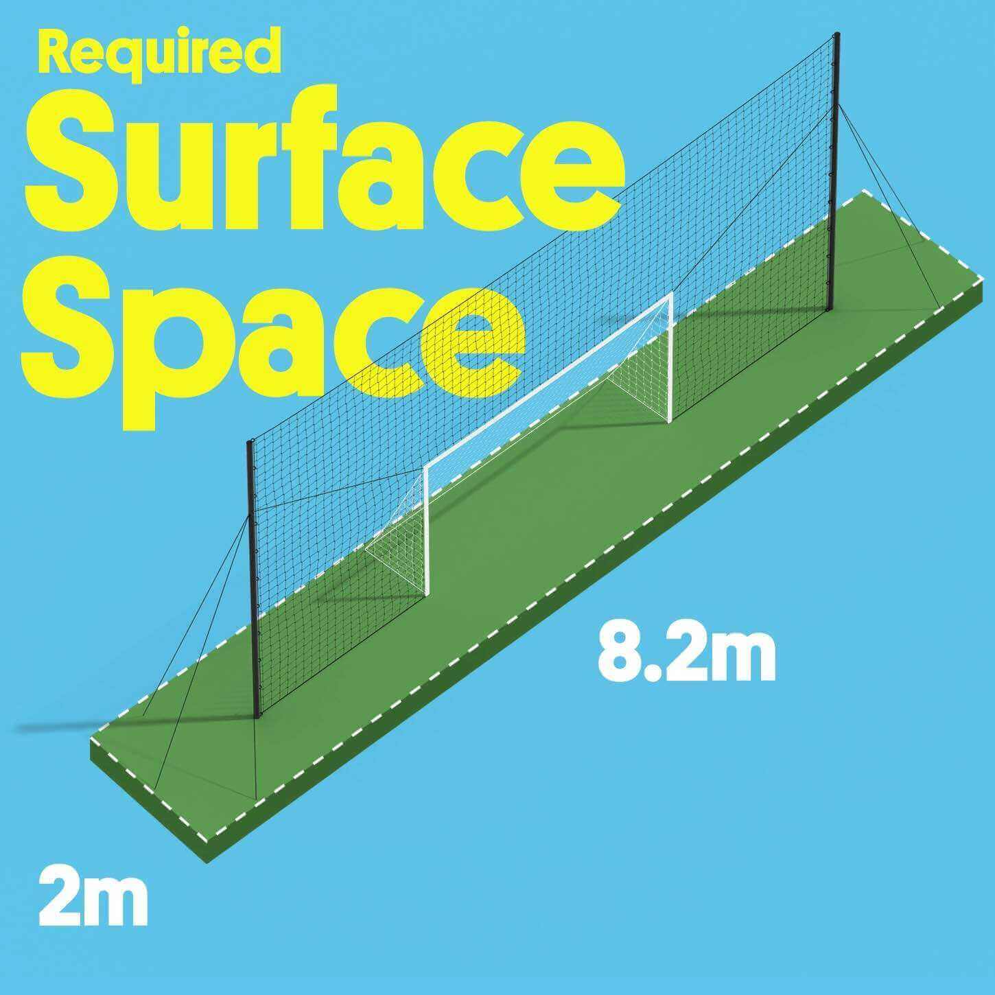 Soccer Goal with Rebounder & Backstop Net Trainer – Open Goaaal Standard