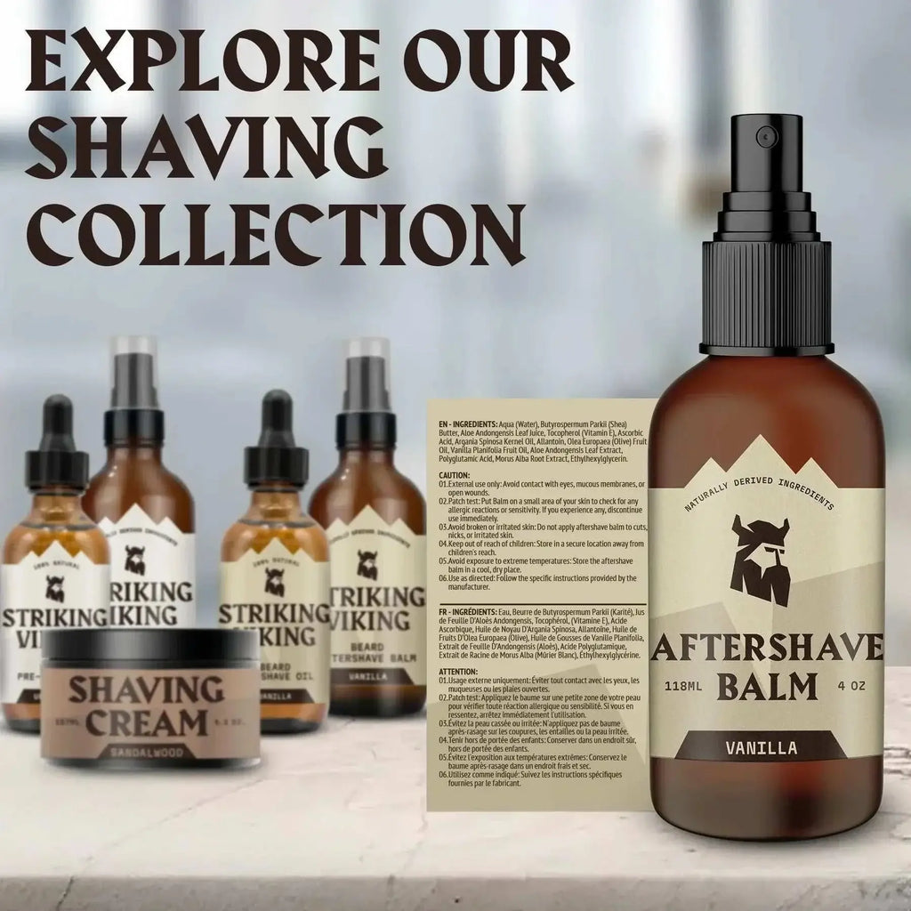 After Shave Balm for Men Vanilla - Striking Viking Shaving Collection