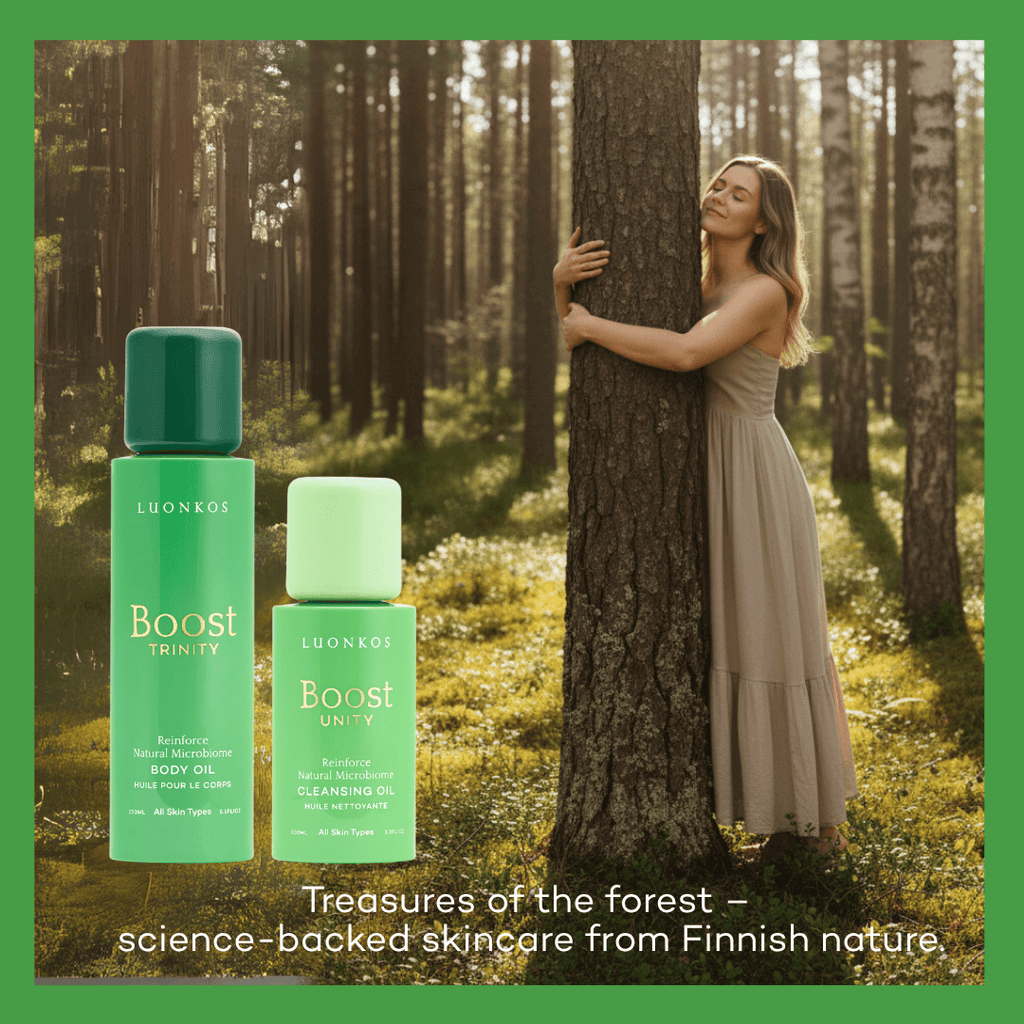 Naturalny olejek do oczyszczania twarzy z mikroorganizmami leśnymi – 100 ml Luonkos Boost