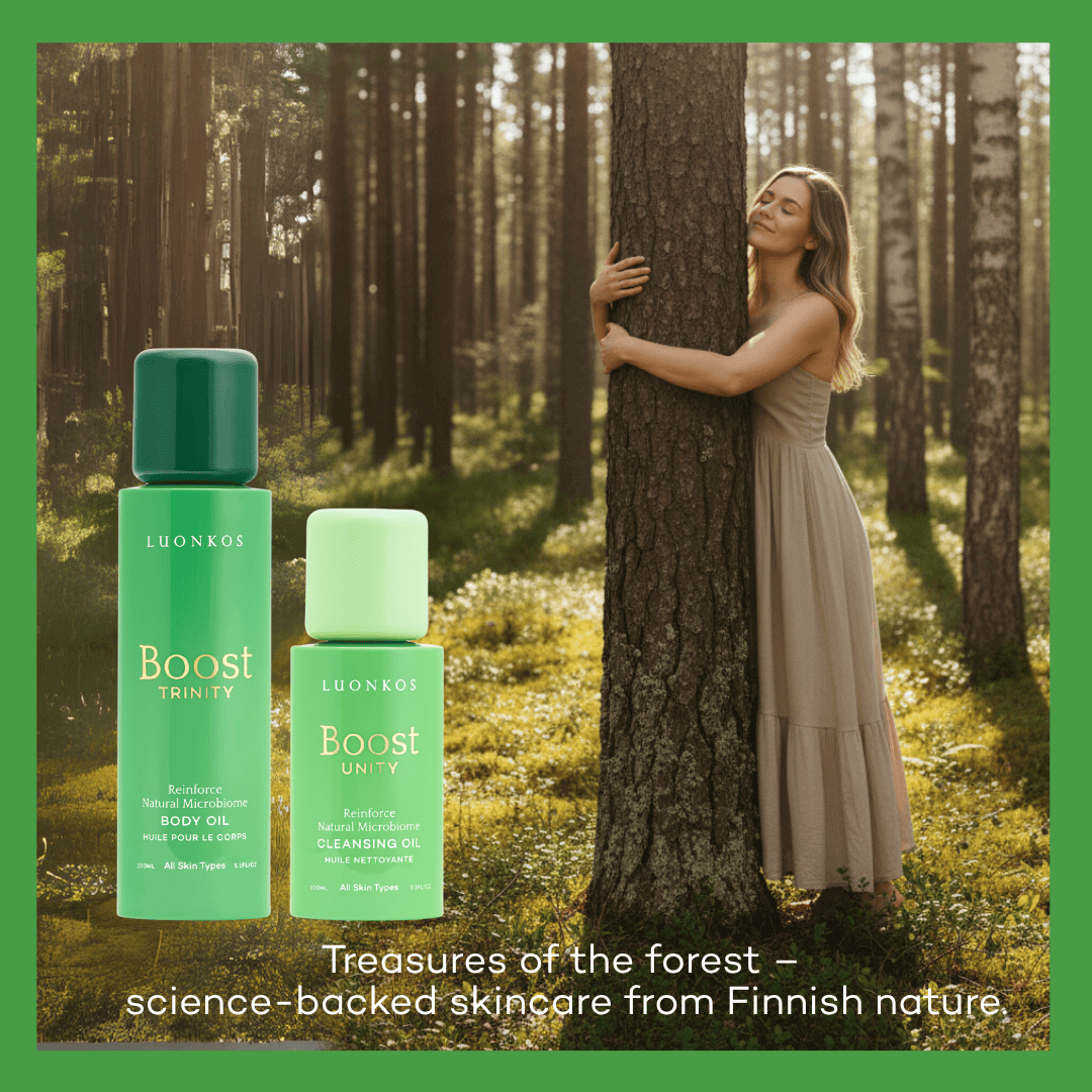 Naturalny olejek do oczyszczania twarzy z mikroorganizmami leśnymi – 100 ml Luonkos Boost