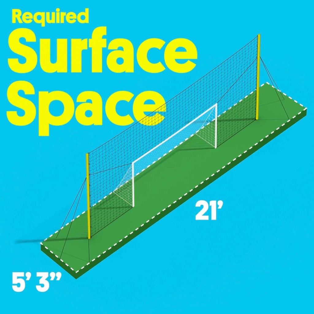 Soccer Goal with Rebounder & Backstop Net Trainer – Open Goaaal Junior