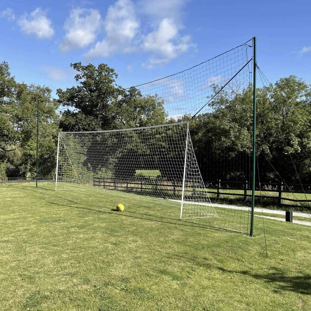 Soccer Goal with Rebounder & Backstop Net Trainer – Open Goaaal Regulation