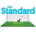 Soccer Goal with Rebounder & Backstop Net Trainer – Open Goaaal Standard