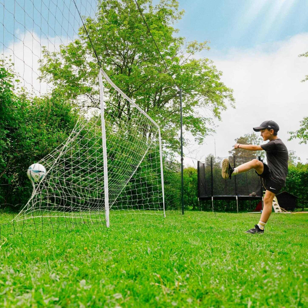 Soccer Goal with Rebounder & Backstop Net Trainer – Open Goaaal Standard