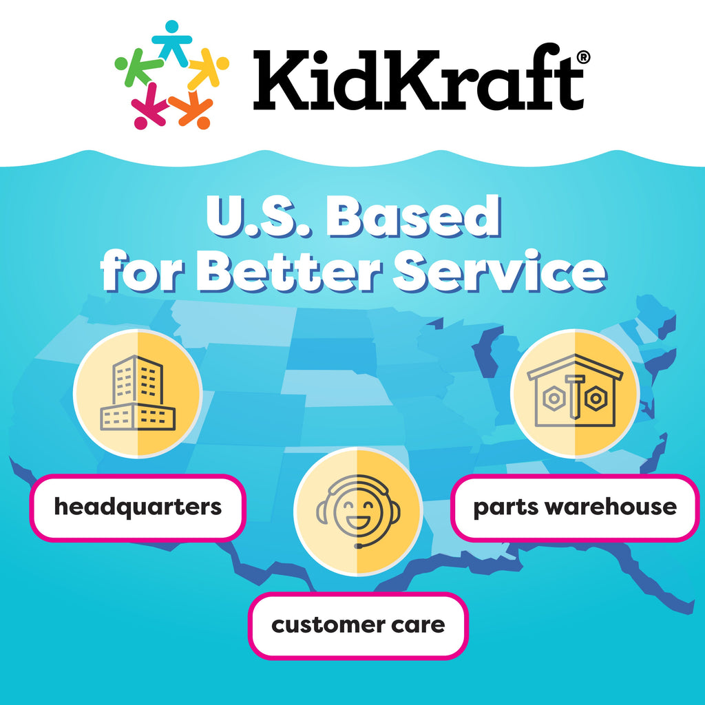 KidKraft Cozy Escape Spielturm mit Rutsche – Zweistöckiges Outdoor Klettergerüst mit Tunnelrutsche, Kletterwand & Spielküche