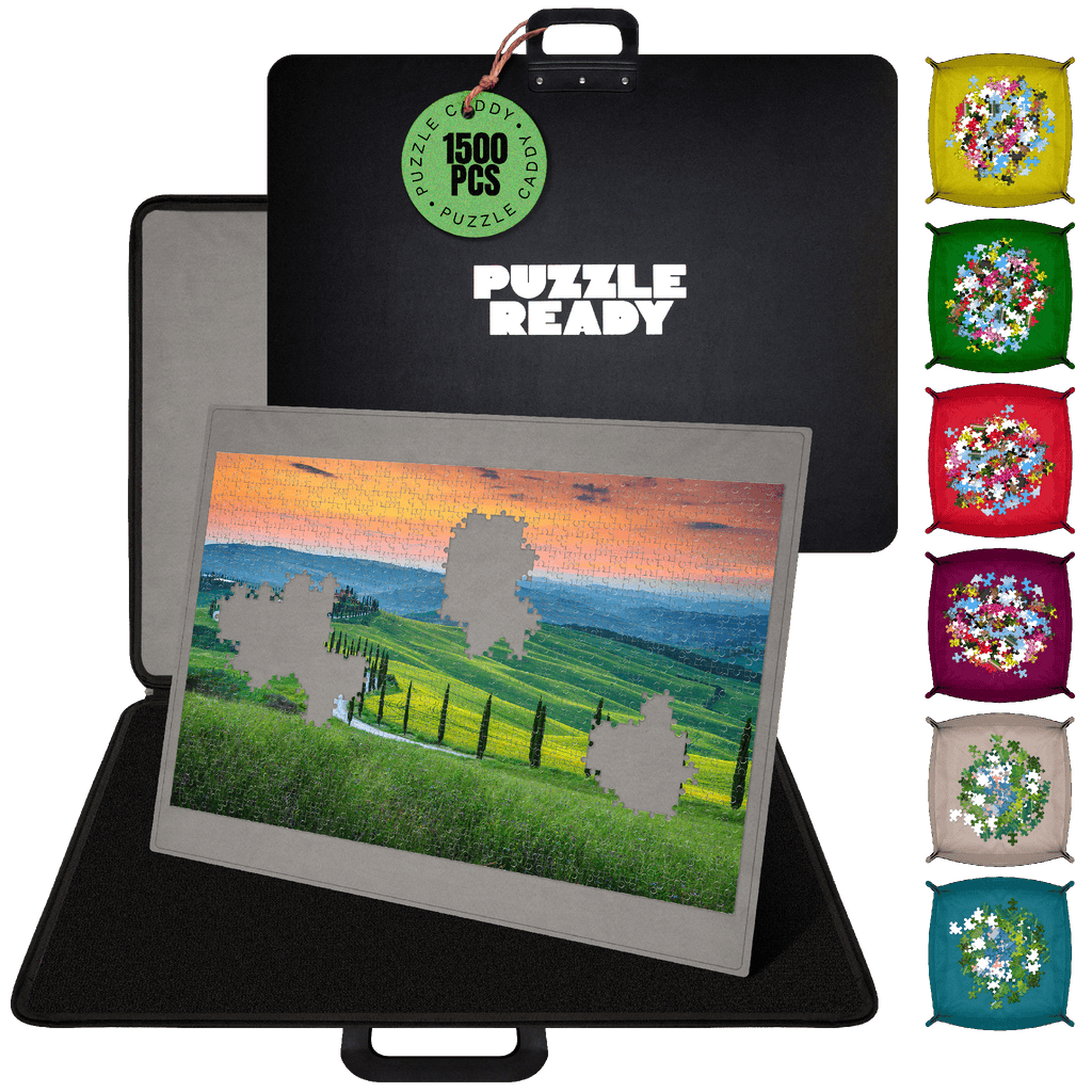 Puzzle Ready Portable Puzzle Caddy 1500 pcs - 6 sorting trays