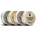 Beard Balm Variety 4 Pack Set with Citrus, Vanilla, Cedarwood, Sandalwood Scents.