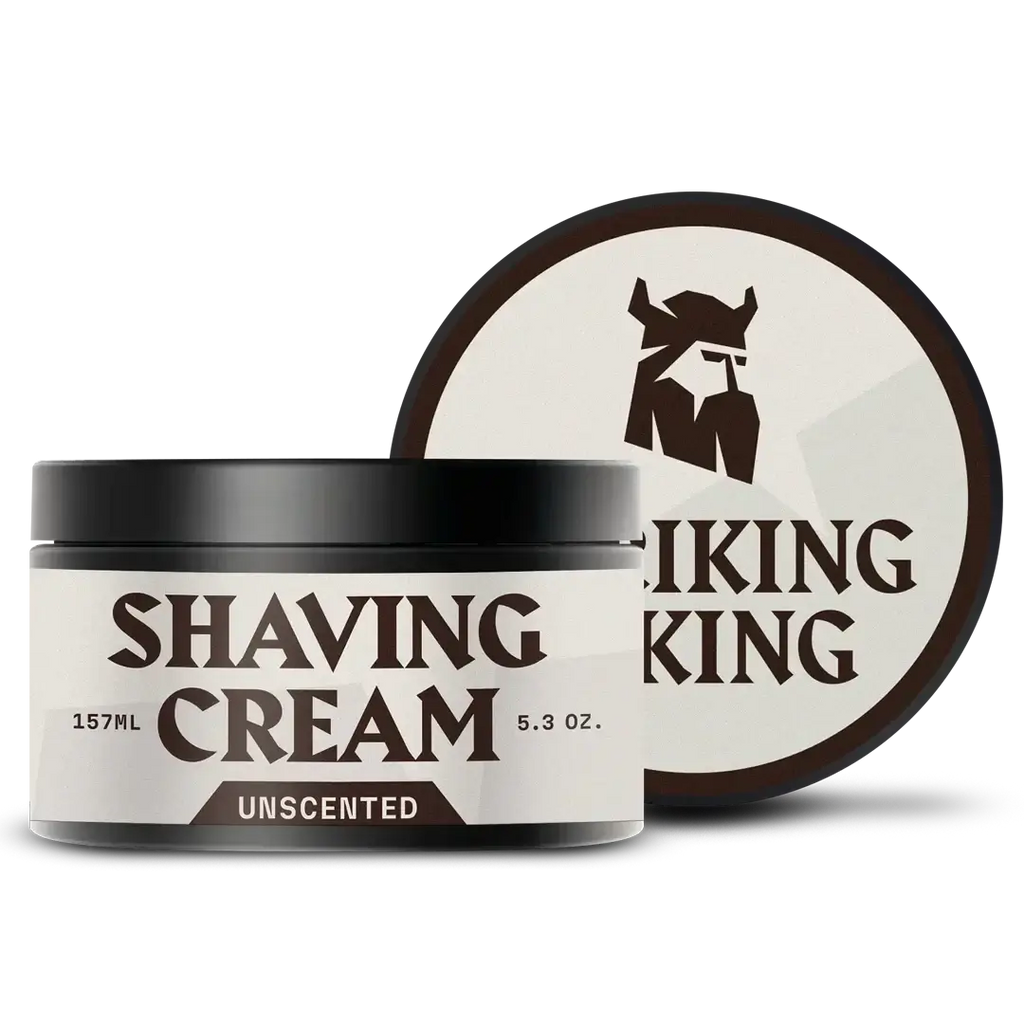 Shaving cream for men, unscented, 157ml, Striking Viking.
