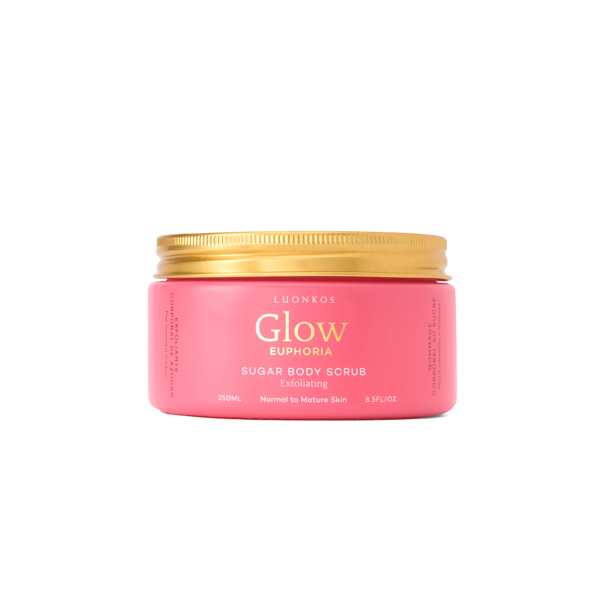 Naturlig Sockerskrubb för Kroppen – Exfolierande Kroppsskrubb 200 ml Luonkos Euphoria