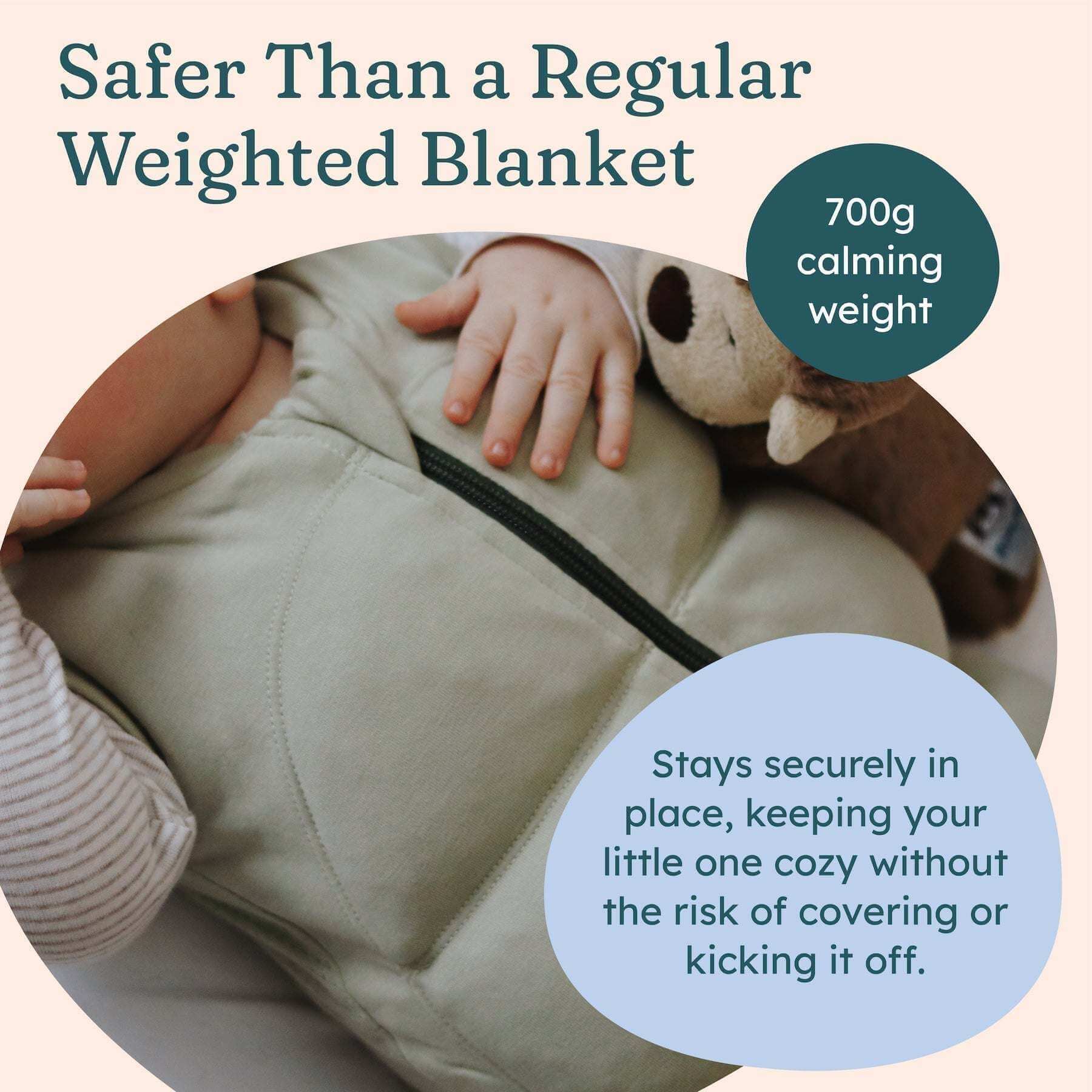 BabyDeepSleep śpiworek obciążeniowy dla niemowląt 8-12kg