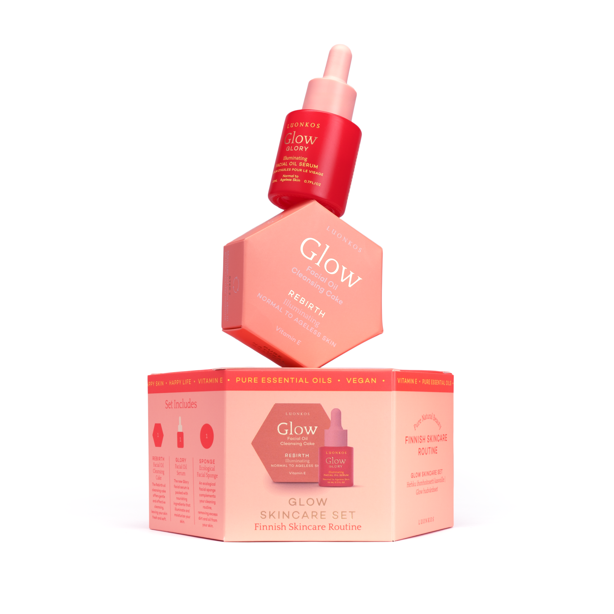 Luonkos Glow skincare set
