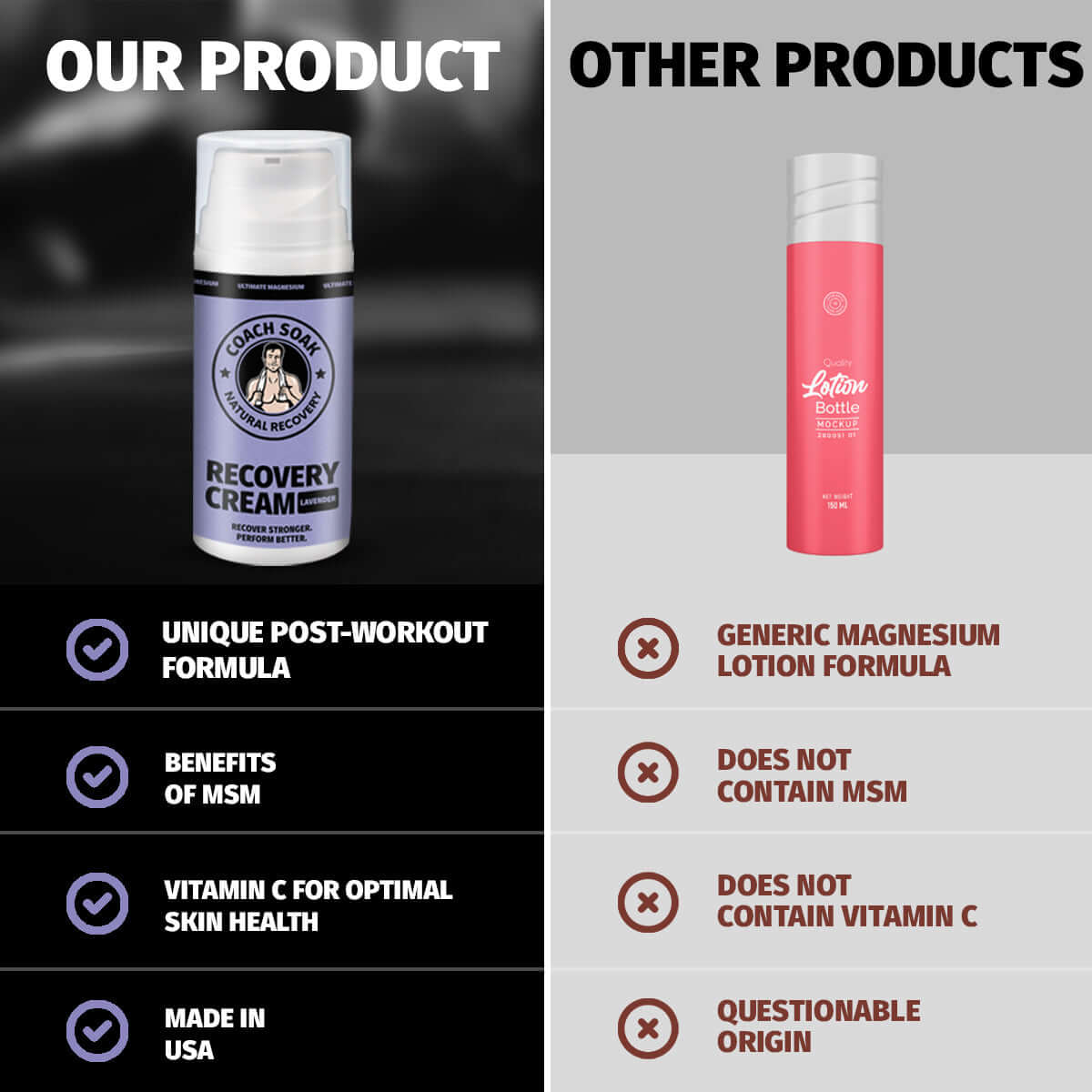 Krem do regeneracji mięśni Coach Soak - kojąca lawenda - 100 ml