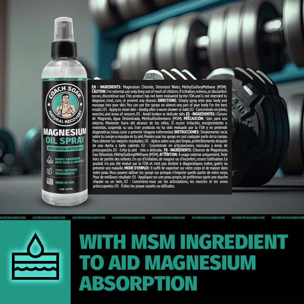 Coach Soak Magnesium Olie Spray