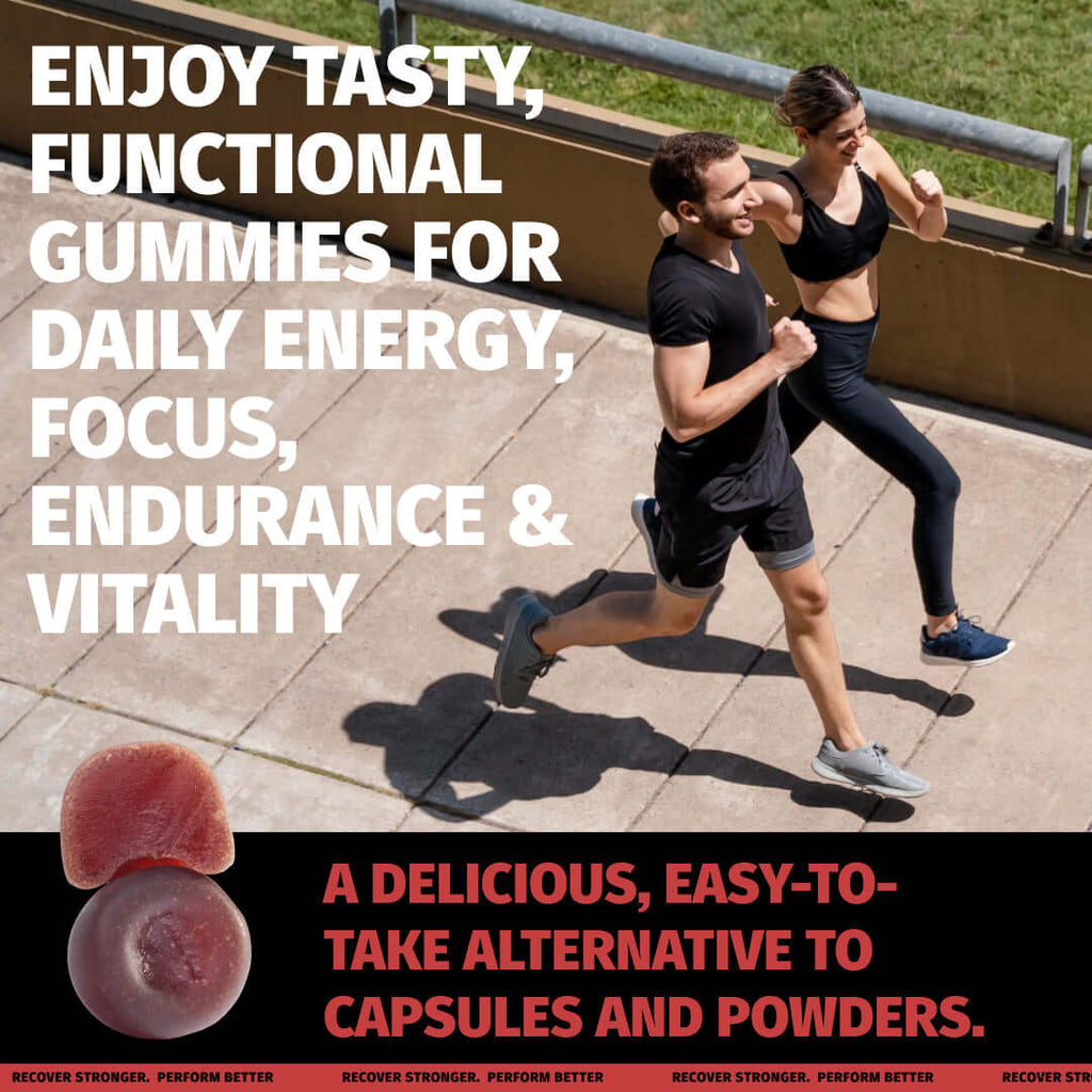 Coach Soak 6-in-1 Gummy Complex - Shilajit, Ashwagandha, Lions Mane, Sea Moss, Black Seed, Beet Root - 60ct - Raspberry Watermel